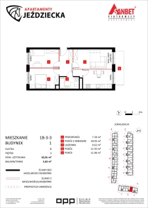 Mieszkanie nr. 1B-3-3