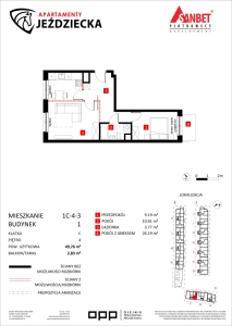 Mieszkanie nr. 1C-4-3