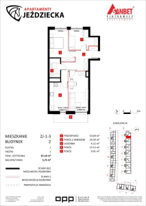 Mieszkanie nr. 2J-1-3