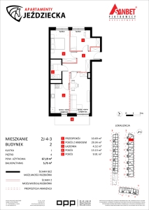 Mieszkanie nr. 2J-4-3