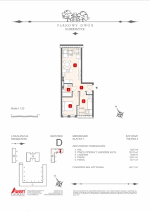 Mieszkanie nr. D-K1-2-M1