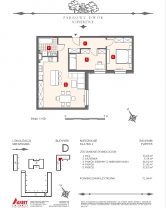 Mieszkanie nr. D-K2-0-M6