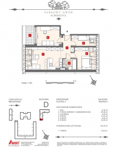 Mieszkanie nr. D-K4-2-M1