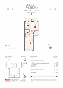 Mieszkanie nr. C-K7-1-M1